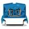 Borne de passage 2C TS 35 / Bleu|Wago contact-WAG264-714