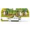 Borne de protection 3C / 6 mm² / CFMC / Vert-Jaune|Wago contact-WAG282-687