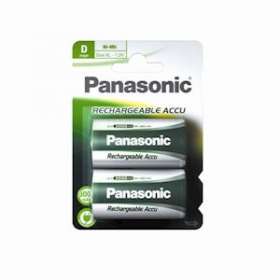 Blister(s) x 2 Accus Nimh blister D Panasonic 1.2V 2800mAh|Enix energies-NXGACH6409