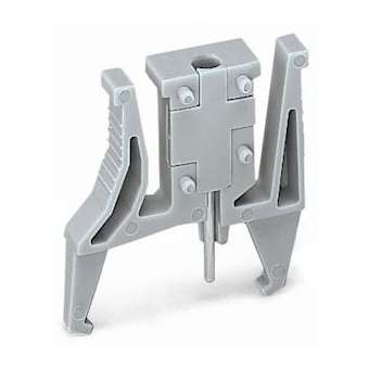 Adaptateur de test modulaire / Crochet de fixation / Bornes à 2C / Largeur 6 mm|Wago contact-WAG261-404