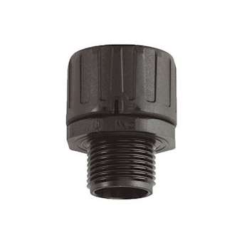 Raccord Droit CAPRILOK Compakt - taille 21 - ISO 25 - IP67 - polyamide 6.6 noir|Eaton Capri-CAP692517