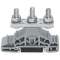 Borne 3 boutons M6 gris|Wago contact-WAG885-306