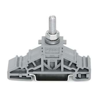 Borne a vis 1 boulon M6 gris|Wago contact-WAG885-106