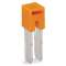 Contact de pontage horizontal / Orange|Wago contact-WAG282-424