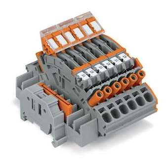 TOPJOB'S Bloc de bornes de mesure sectionnables 3Ph (3I) + Rangement shunt|Wago contact-WAG2007-8876
