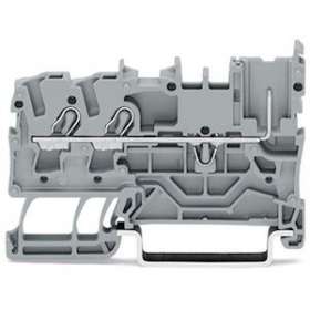 X-COM'S: Borne de base 2C / 1 broche / 2,5 (4) mm² / Gris|Wago contact-WAG2022-1301