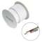 Bobine de câble TV/SAT - 75 Ohms - diamètre 6.8 mm - 19 VATC - blanc - 100m