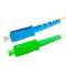 Cordon fibre optique de raccordement - SC APC M/SC UPC M - 10m