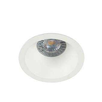 Spot RTIGHT DECO GU10 rond fixe, blanc mat IP20|Europole-POL62810