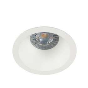 Spot RTIGHT DECO GU10 rond fixe, blanc mat IP20|Europole-POL62810