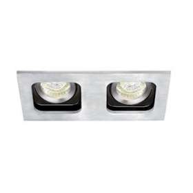 SQUARE 100-230 - Encastré GU10, rectang., orient. et basc., alu, lampe non incl.|Aric-ARI4726