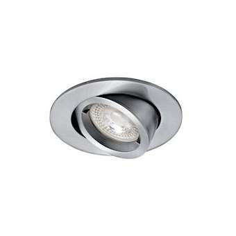 SPEED 90 - Encastré GU10, rond, basculant, nickel, lampe non incl.|Aric-ARI4898
