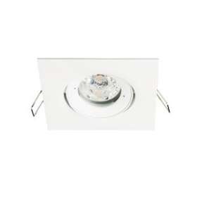 Spot BE BEST DESIGN GU10 carré orientable, blanc mat IP65|Europole-POL246544