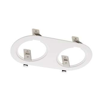 TWISTER cadre double, rond, blanc|SLV-DC5112981