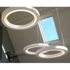 SUSPENSION ANNEAU-100 BLANC MAT LED IRC80 3000DEGK|Atelier Sedap-SDP3181BB26