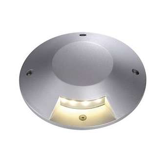 BIG LED PLOT rond, 1 fenêtre, gris argent|SLV-DC5227371