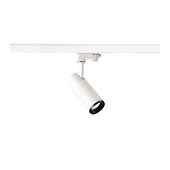 NUMINOS S, spot pr rail 3 allumages, 60DEG, blanc/noir, LED, 11W, 3000K Triac|SLV-DC51004088