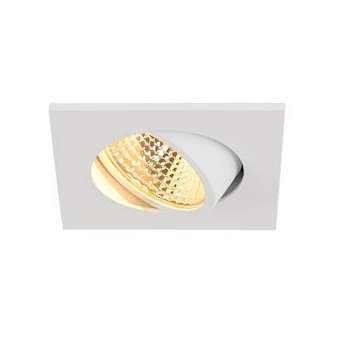 NEW TRIA 68, encastré de plafond intérieur, simple, carré, blanc mat, LED, 5,3W,|SLV-DC51003063