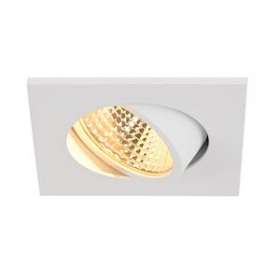 NEW TRIA 68, encastré de plafond intérieur, simple, carré, blanc mat, LED, 5,3W,|SLV-DC51003063