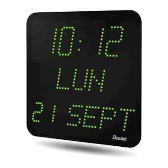 Style II 7 date réceptrice DHF 240V verte|Bodet Time & Sport-BDT946642