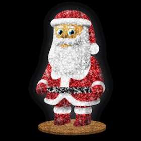 Père Noël 3m alu avec sapinette certifiée M1 - 3300LED|Festilight-FEH98184-3M