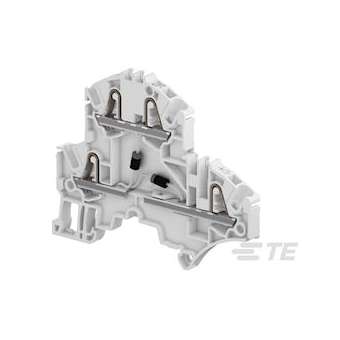 Bloc de jonction SNK PI-Spring 2.5², 2 étages porte-composant, 2 diodes|Entrelec-ENT1SNK705219R0000