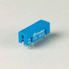 Support CI 10A 250V série 4341 type inverseur, bleu, étrier métal bas profil|Finder-FID9523SNA