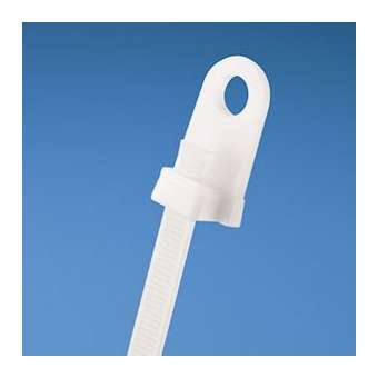 Collier Sta-Strap 2 pièces vis M5,172X4,6mm,PA 6.6,Naturel,Cdt:100 (sachet)|Panduit Composants Industriels-PNUSSC2S-S10-C