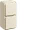 cubyko Prise double verticale 2P+T saillie blanc IP55