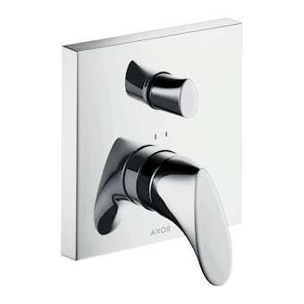 Set de finition pour mitigeur bain/douche encastré aspect doré brossé|Hansgrohe-HA312415250