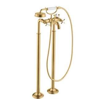 Mélangeur bain/douche à pont aspect doré brossé|Hansgrohe-HA316547250