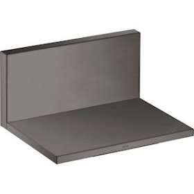 Set de finition lame d'eau noir chromé brossé|Hansgrohe-HA310942340