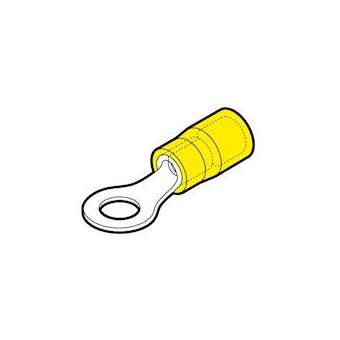 Cosse préisolée ronde jaune (4 à 6 mm²) - Diam. 12 mm|Cembre-CMBGP-M12