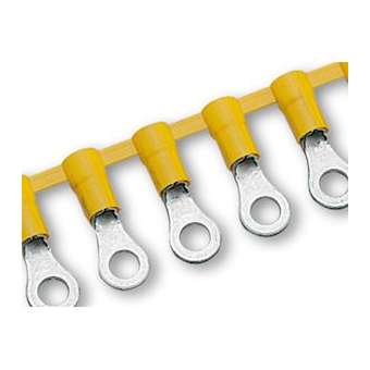 Cosse préisolée ronde jaune (4 à 6 mm²) - Diam. 6 mm en bande|Cembre-CMBCGP-M6