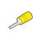 Cosse préisolée à embout rond jaune (4 à 6 mm²) - L 12 mm|Cembre-CMBGP-P12