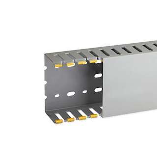 Goulotte de câblage au pas de 20 T1-N 100x60 grise|Iboco-IBOB00834