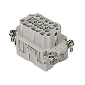 Insert femelle à sertir 16A 500V 18P+T gabarit 57.27|Ilme-IL1CQEF18
