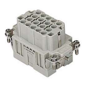 Insert femelle à sertir 16A 500V 18P+T gabarit 57.27|Ilme-IL1CQEF18