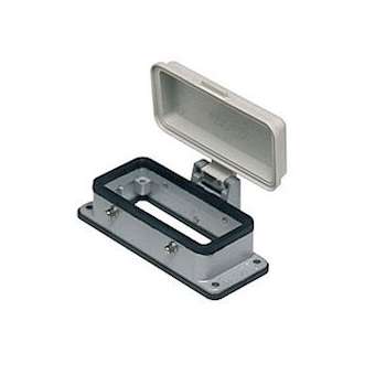Embase encastrée 4 pivots + couvercle en plastique + joint - gabarit 77.27|Ilme-IL1CHI16CP