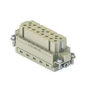 Insert femelle à sertir 16P+T 16A 250V gabarit 66.16|Ilme-IL1CDCF16