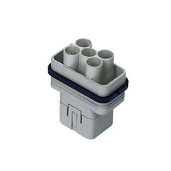 Insert mâle 4 pôles 40A 500V 2 pôles 10A 250V gabarit 32.13|Ilme-IL1CQM04-2