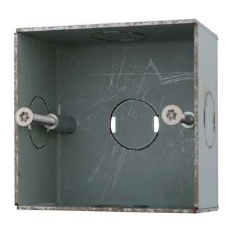 Fond d'encastrement anti-vandale et anti-arrachement pour façade 80 x 80|Tonna-TOQ648512