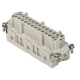 Insert femelle à sertir 24P+T 16A - 500V gabarit 104.27|Ilme-IL1CCEF24