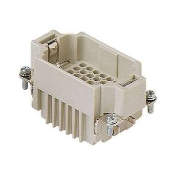 Insert mâle à sertir 42P+T 10A/250V gabarit 57.27|Ilme-IL1CDDM42