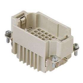 Insert mâle à sertir 42P+T 10A/250V gabarit 57.27|Ilme-IL1CDDM42