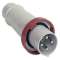 Fiche mobile 380V 125A IP67 2P+T 50hz