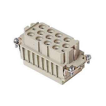 Insert femelle 12x40A 690V+2x10A 400V à sertir gabarit 77.27|Ilme-IL1CXF12-2