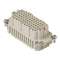 Insert femelle à sertir 72P+T 10A 250V numéroté de 73 à 144 - gabarit 77.27