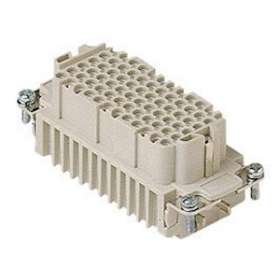 Insert femelle à sertir 72P+T 10A 250V numéroté de 73 à 144 - gabarit 77.27|Ilme-IL1CDDF72N