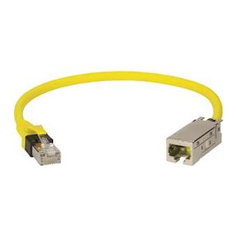 RJI RJ45 PFT cable plug-jack Cat6, 0,2m|Harting-HRG09455451501